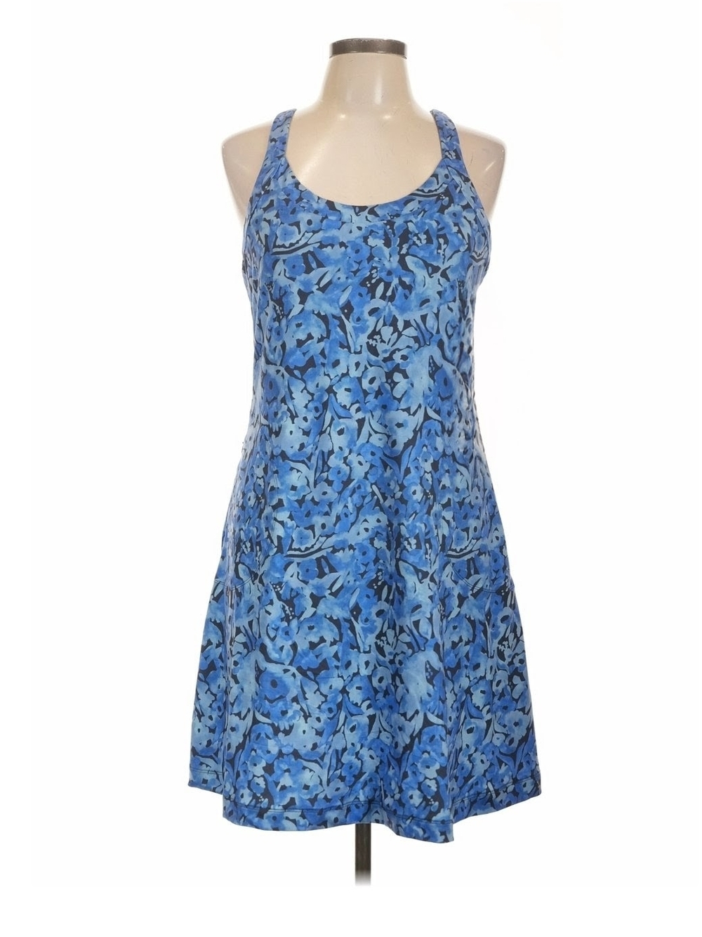 Title Nine Blue Floral Dress Converts To Shorts
